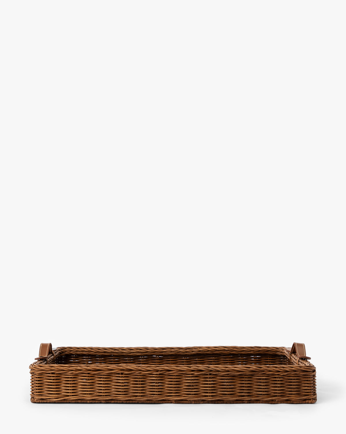 McGee & Co. woven wicker tray. 
