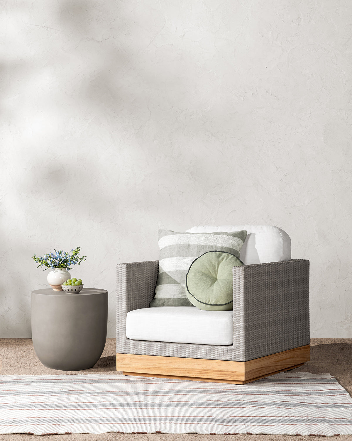Berdine Wicker Outdoor Chair